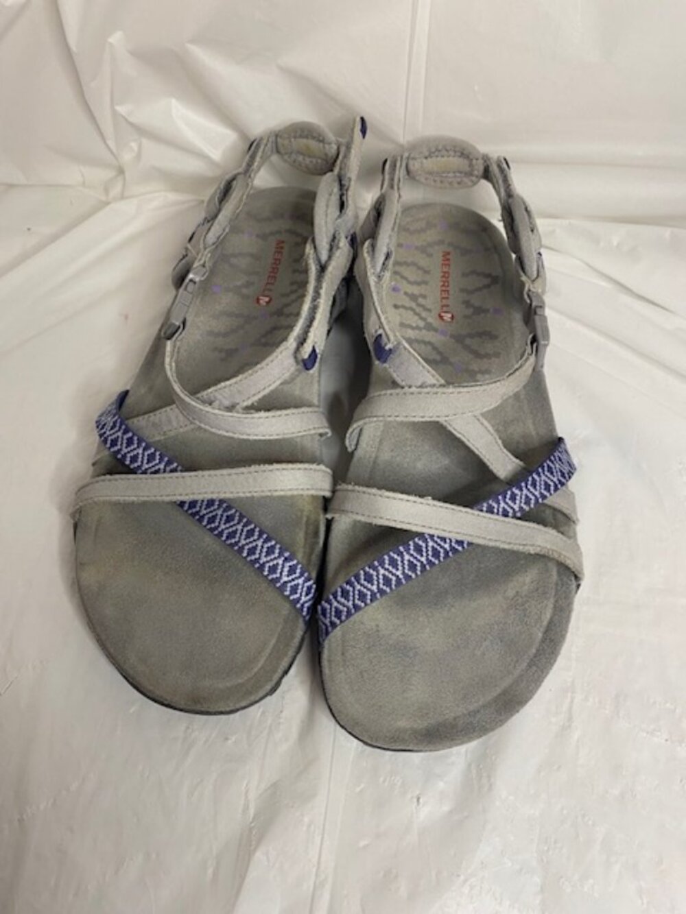 Merrell Terran Lattice II in Gray and Blue-Women's size 7